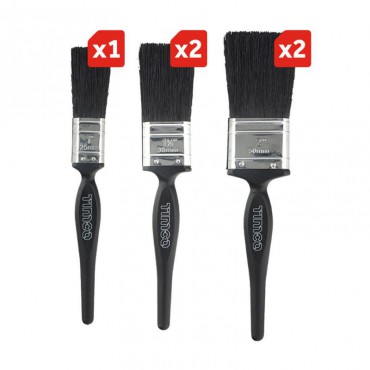 Timco Contractors Paint Brushes Mixed Set of 5