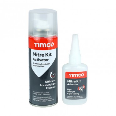Timco Instant Bond Mitre Kit 200ml / 50g