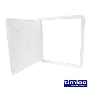 Timloc Access Panel Hinged 470mm x 470mm White