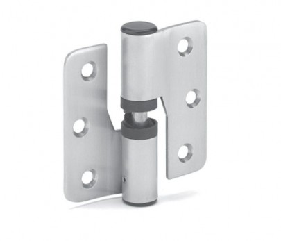 Toilet Cubicle Hinges 80mm Gravity Left Hand T100PL Polished Stainless Pair