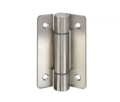 Toilet Cubicle Hinge Non-Adjustable Unsprung T121SM Grade 316 Satin Stainless Single