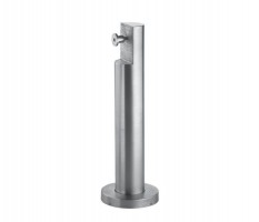 Toilet Cubicle Leg 150mm T340P Polished Stainless 27.38