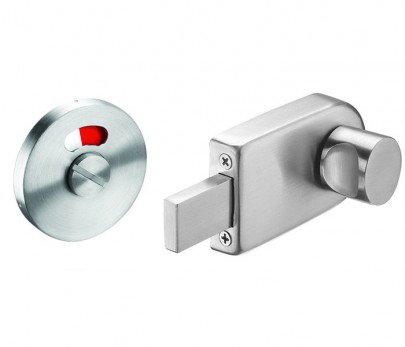 Toilet Cubicle Door Lock with Indicator T200P Polished Stainless Steel