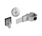 Toilet Cubicle Door Lock with Indicator T204SA Satin Aluminium