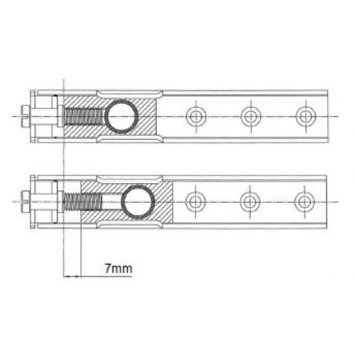 Concealed Pivoting Door Closer Double Action Cam Action Nhn