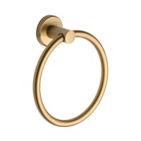 Towel Ring Bathroom Accessory Marcus Oxford Satin Brass 16.87