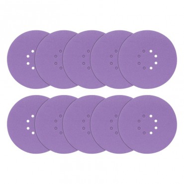 Trend Zirconium Random Orbital Sanding Discs 125mm x 40Grit Pack of 10 AB/125/40Z