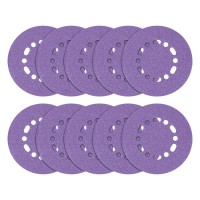 Trend Zirconium Random Orbital Sanding Discs 150mm x 80Grit Pack of 10 AB/150/80Z 9.43