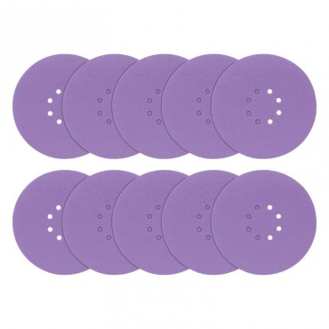 Trend Zirconium Random Orbital Sanding Discs 225mm x 60Grit Pack of 10 AB/225/60Z