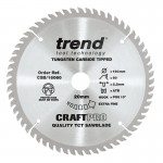 Trend Circular Saw Blade CSB/16060 Craft Pro TCT 160mm 60T 20mm 28.38