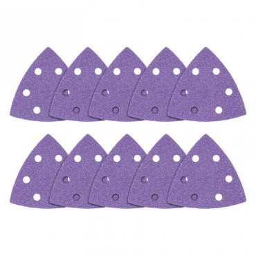 Trend Delta Sanding Sheets 93mm x 40Grit Pack of 10 AB/OSC/40Z