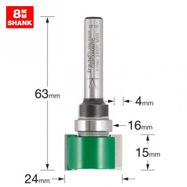 Trend Router Cutter Intumescent Recesser C220X8MMTC TCT 15mm x 24mm