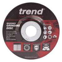 Trend Masonry Grinding Discs 115mm x 6mm x 22.2mm Pack of 10 AD/G115/6/S £23.54