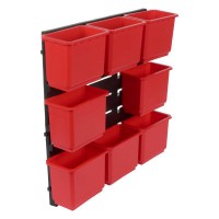 Trend Pro Storage Wall Rack with 8 Medium Bins MS/P/RACK/8 10.81