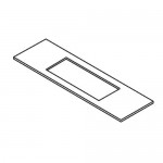 Trend WP-LOCK/A/T/1 LOCK/JIG/A Lock Jig Spare Template 20mm x 235mm Faceplate 16.12