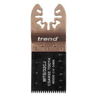 Trend MTB/32CJ Multi Tool Blades 34X40MM CrV 5 Pack Coarse Japanese Style 14.84