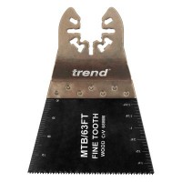 Trend MTB/63FT Multi Tool Blades 68X40MM CrV 5 Pack Fine Tooth 15.18