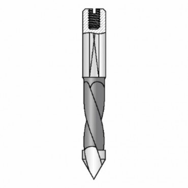 Trend IT/2016137 201 BK TCT Through Hole Drill 10x57.5x10x25 Left Hand