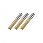 Trend Worktop Router Cutters BR01/3 Pack of 3 D/E 12.7mm Diameter x 50mm 90mm Overall Length 47.65