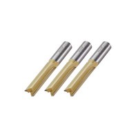 Trend Worktop Router Cutters BR01/3 Pack of 3 D/E 12.7mm Diameter x 50mm 90mm Overall Length 47.65