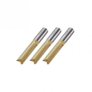 Trend Worktop Router Cutters BR01/3 Pack of 3 D/E 12.7mm Diameter x 50mm 90mm Overall Length