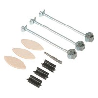 Trend Zipbolt Slimline Worktop Connector Kit  ZIP/25/158/3 13.98