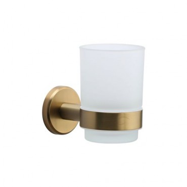 Tumbler Toothbrush Holder Bathroom Accessory Marcus Oxford Satin Brass