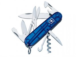 Victorinox Swiss Army Knife Climber Translucent Blue £30.33