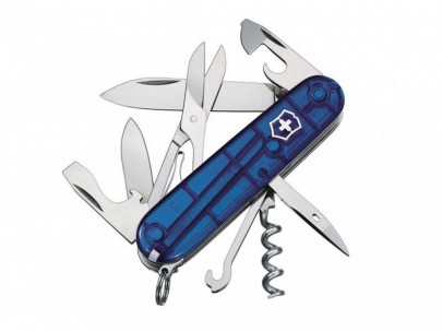 Victorinox Swiss Army Knife Climber Translucent Blue