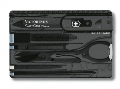 Victorinox Swiss Card Anthracite Translucent Onyx