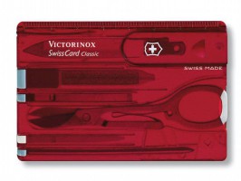 Victorinox Swiss Card Ruby Red Translucent £24.99