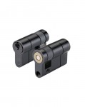 Vier Euro Single Cylinder 45mm 5 pin Black 8.74