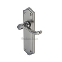 Marcus W4200-MC Buckingham Lever Lock Door Handles Mercury Split Finish 40.44