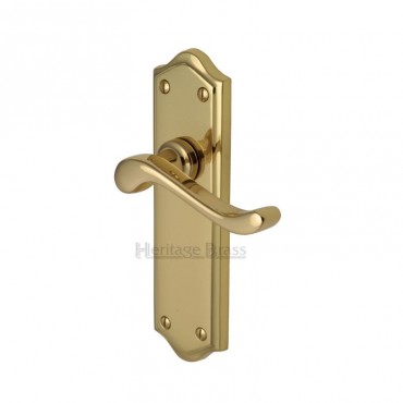 Marcus W4200-PB Buckingham Lever Lock Door Handles Polished Brass