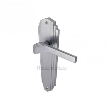 Marcus WAL6530-SC Waldorf  Lever Bathroom Door Handles Satin Chrome