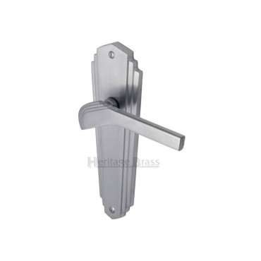 Marcus WAL6510-SC Waldorf Lever Latch Door Handles Satin Chrome