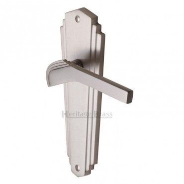 Marcus WAL6510-SN Waldorf Lever Latch Door Handles Satin Nickel