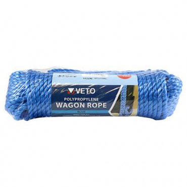 Wagon Rope Poly Blue 9mm x 27 Metre