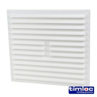 Timloc White Hit & Miss Vent 166mm x 85mm 1.11