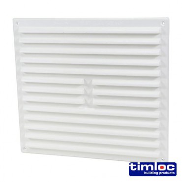 Timloc White Hit & Miss Vent 166mm x 85mm