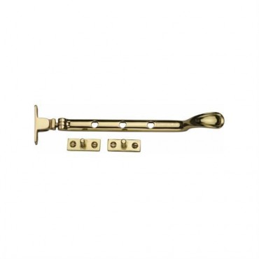 Spoon End Window Stay Marcus V990 8" 203mm Polished Brass