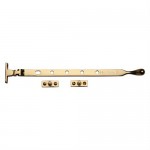 Ball End Window Stay Marcus V992 12\" 305mm Polished Brass 21.54