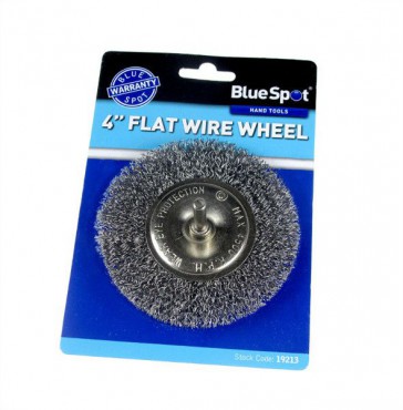 BlueSpot Flat Wire Brush 100mm 19213