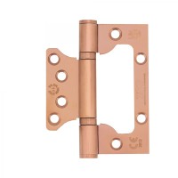 Zoo Hardware Grade 11 Flush Hinges ZHSSFH-243S-PVDBZ PVD Bronze Pair 6.52