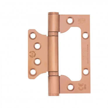 Zoo Hardware Grade 11 Flush Hinges ZHSSFH-243S-PVDBZ PVD Bronze Pair