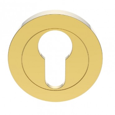 Carlisle Brass Euro Profile Escutcheon AA1 Polished Brass