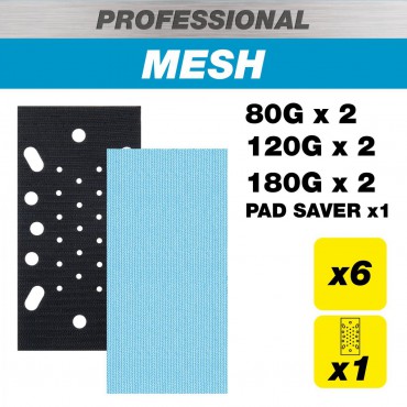 TREND AB/THD/M7/P PRO 93X185 THD SANDPAD 80/120/180/PS 7PK