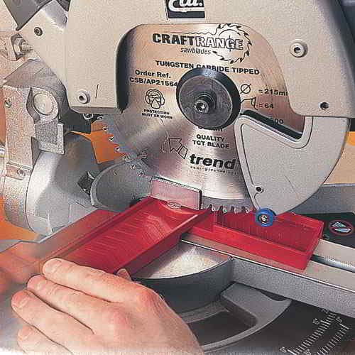 Trend Anglefix setup on circular chop saw