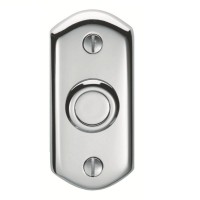 Carlisle Brass Shaped Bell Push AQ31CP Polished Chrome 18.72