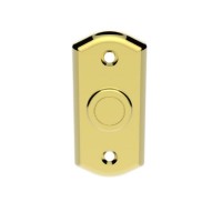 Carlisle Brass Shaped Bell Push AQ31 Polished Brass 16.08